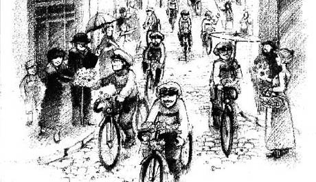 Historia kieleckiego sportu: Szaleni cykliści